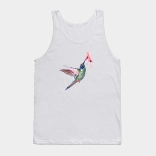 watercolor hummingbird Tank Top